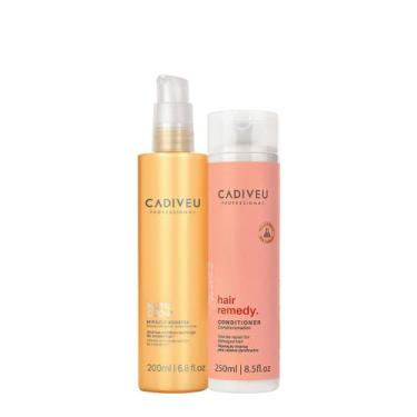 Imagem de Kit Cadiveu Essentials Hair Remedy Shampoo E Nutri Glow Booster (2 Pro