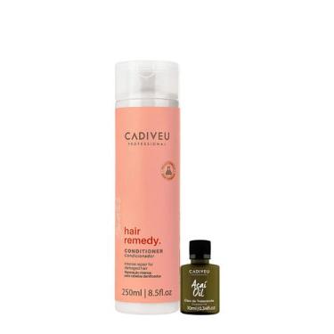 Imagem de Kit Cadiveu Essentials Hair Remedy Condicionador E Açaí Oil (2 Produto