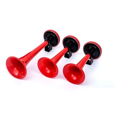 Imagem de Buzina Ar 3 Corneta Plástico Carro Caminhão Ônibus