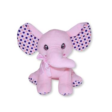 Imagem de Elefante de pelúcia Fizzy Toys FE7245 Rosa Bebê Nelly