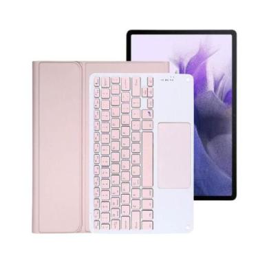 Imagem de Capa Com Teclado Conexão Sem Fio Para Galaxy Tab S7 Fe 2021 - Tech Kii