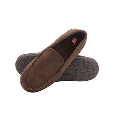 Imagem de Hanes Mocassim masculino texturizado, Marrom/Marrom, Small