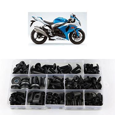Imagem de Xitomer Acessórios para Motocicleta Total Parafusos de Carenagem Kits Arruela Fixador para Suzuki GSX-R1000 GSXR 1000 2009 2010 2011 2012 2013 2014xitomer preto FBT00427