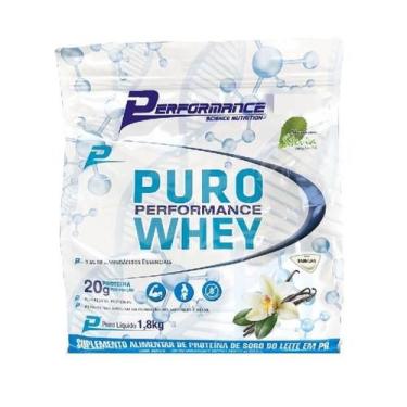 Imagem de Puro whey performance baunilha - 1,8kg refil - Performance Nutrition