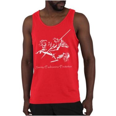 Imagem de Camiseta São Jorge Regata Masculina - Blackchic, Vermelho, M