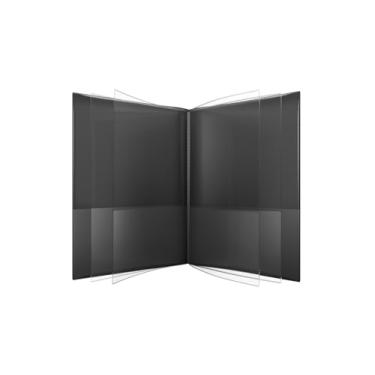 Imagem de Organizador de vários bolsos Nicky's, pasta de 10 ou 14 páginas, à prova d'água, patenteado resistente a rasgos, plástico flexível, feito com orgulho nos EUA, substituto do fichário. (10 em 1 preto