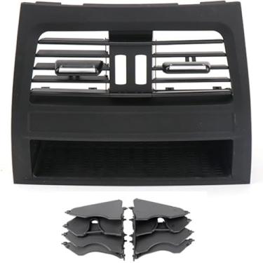 Imagem de Standard configuration,Set,TPUIZUS 1 Pcs Carro Ar Condicionado Traseiro Saída Grade Tampa Painel com Lâmina de Vento para BMW Série 5 GT F07 2009-2016 51169178350 64229181095