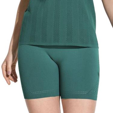 Imagem de Bermuda Legging Feminina Modeladora Trifil Sem Costura, Verde, G