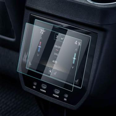 Imagem de LANTU 2 peças de protetor de tela de carro para GMC 2025 Yukon AT4/AT4 Ultimate/Denali/Denali Acessórios Navegação Nano Touchscreen Protector Film HD Clear Bubble Free 20.3 cm