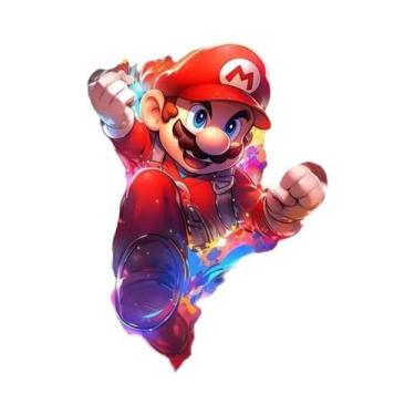 Imagem de Kit De Pintura Em Diamante DIY Mario Bros, Pôster De Videogame, Bordad