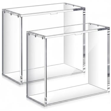 Imagem de Cinnvoice 2 Pcs Acrylic Magnetic Case Booster Box Protective Case Stackable 4mm Thick Magnetic Closure Gifts for Collectors, Cards Not Included (Compatible with Etb)