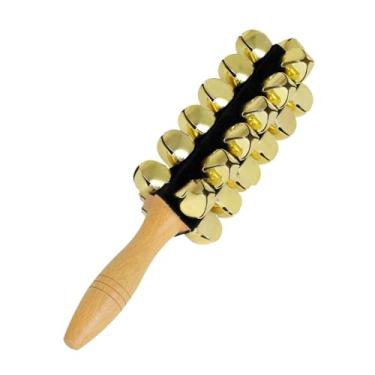 Imagem de oshhni 25 sinos de trenó com decoração de alça brinquedo educativo instrumento de percussão chocalho para cantar canções de natal aniversário natal