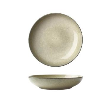 Imagem de URGDWEKJY Tigela de salada, prato de salada, prato de massa, utensílios de mesa, prato profundo de cerâmica, prato de sopa, tigela comercial, prato de vegetais, prato de jantar em casa, fruteira