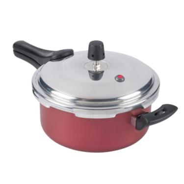 Imagem de Panela De Pressão Fechamento Externo 3L Vermelha Nacional