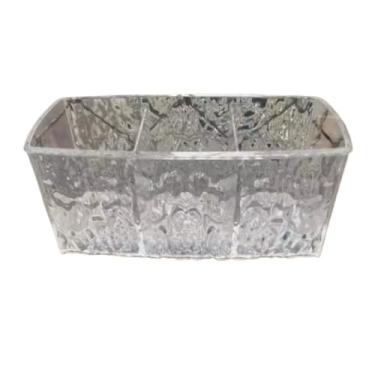 Imagem de Porta Pincel Maquiagem，Adequado Para Guardar PincéIs de Maquiagem, Batons, LáPis de Sobrancelha,FáCil Acesso e Limpeza(3 DIVISORIAS (HS 57824))