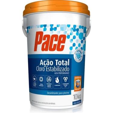 Imagem de Cloro Pace Estabilizado Balde 10kg HTH Limpeza de Picsinas