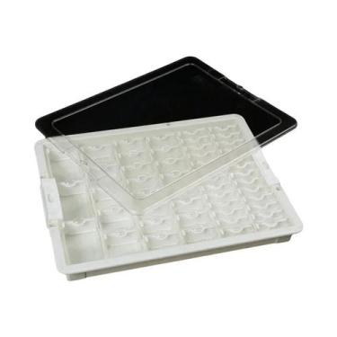 Imagem de Caixa De Armazenamento De Plástico Transparente Portátil Com 42, 50 Ou