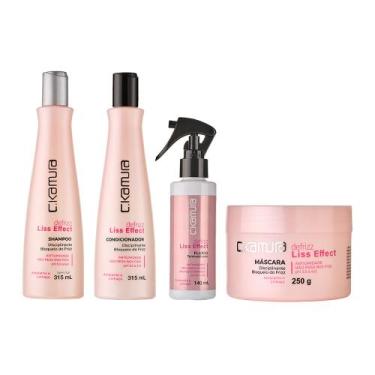 Imagem de Kit Antifrizz Profissional C.Kamura Liss Effect 4 em 1