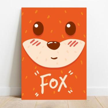 Imagem de Placa Decorativa Fox - TaColado., 40x60cm