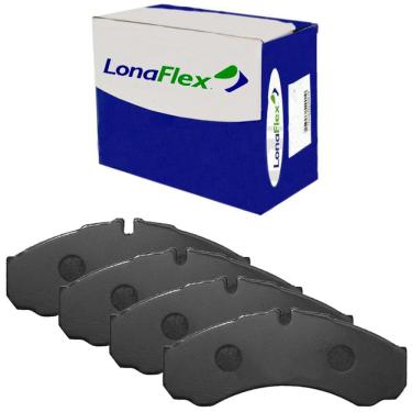 Imagem de Kit Pastilha Freio Daily 55c16 Traseira Brembo Lonaflex P122
