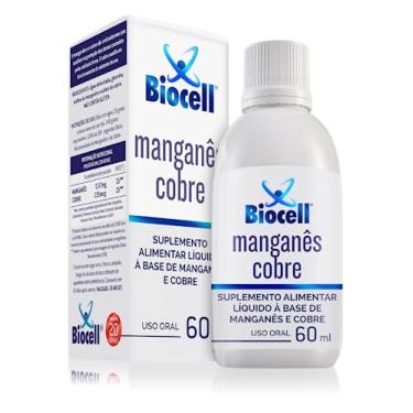 Imagem de Manganês Cobre Biocell - Suplemento Alimentar L. Sublingual