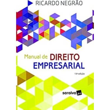 Imagem de Livro Manual De Direito Empresarial Ricardo Negrão