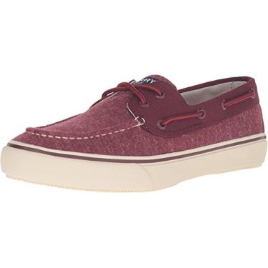 Imagem de Sperry Top-Sider Tênis masculino Bahama com 2 ilhoses, Vermelho, 11.5