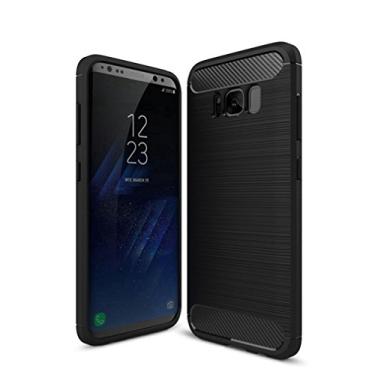 Imagem de Capa para Samsung Galaxy S8, toque macio, proteção total, anti-arranhões e impressões digitais + capa de celular resistente a arranhões para Samsung Galaxy S8