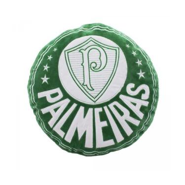 Imagem de Almofada Brasão (Fibra) - Palmeiras - Mileno
