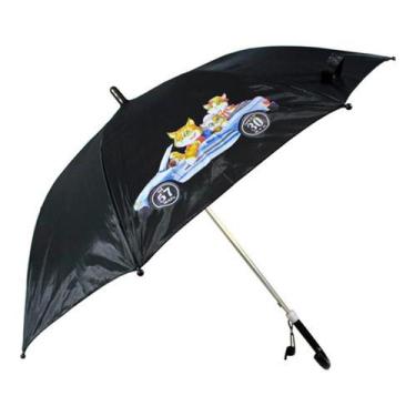 Imagem de Guarda Chuva Infantil Masculino Preto Semiautomático. - Classe Jl