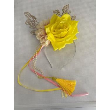 Imagem de Tiara borboleta Fantasia Carnaval Papilloo, Amarelo