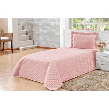 Imagem de Colcha Cobre Leito Solteiro 02 Peças Kaique Varias Cores - Bordados Ca