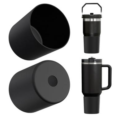 Imagem de Linkidea Bota de garrafa de água compatível com Stanley Quencher H2.0 567 g/850 g/1,134 g, IceFlow Flip 567 g/850 g, protetor de tampa inferior de garrafa de água de silicone, amortecedor de garrafa