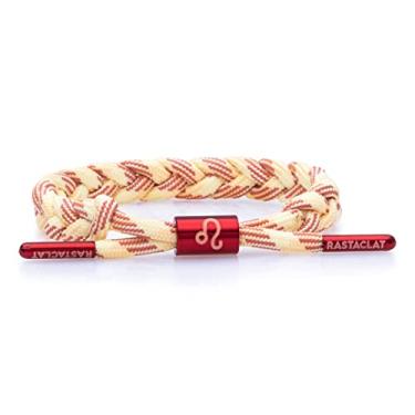 Imagem de Rastaclat Pulseira trançada com cartão dos signos do zodíaco, Small/Medium, Poliéster Algodão