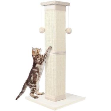 Imagem de Arranhador de Gato SOCATER Nature Sisal 84cm - Para Gatos Domésticos