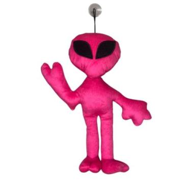 Imagem de Alienígena ET de Pelúcia 40cm Verde Com Ventosa de Vidro Mascote dos C