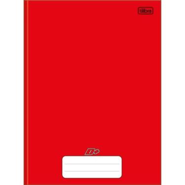 Imagem de Caderno Brochura Capa Dura Universitário D+ Vermelho 48 Folhas, Único