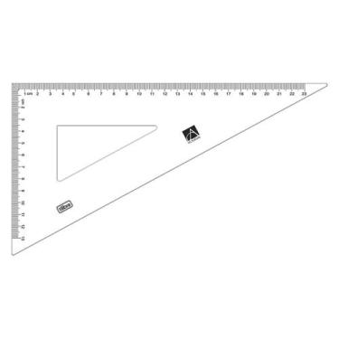 Imagem de Esquadro Escolar N.26 60 Graus Académie - Academie, única, Único