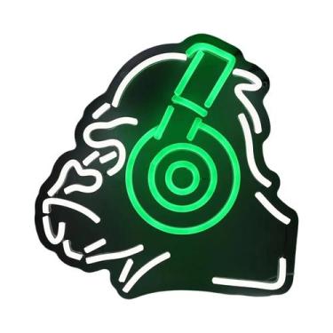 Imagem de Letreiro De Néon LED Gorilla Regulável Para Bar, Clube, Quarto, Hotel,