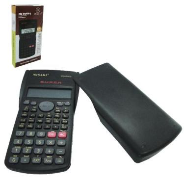 Imagem de Calculadora cientifica 10 digitos com capa a pilha 16x8cm - OM UTILIDA