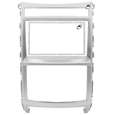 Imagem de Moldura De Painel 2 Din Vera Cruz 2008 2009 2010 2011 2012 Cinza