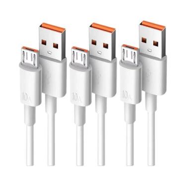 Imagem de Cabo Micro USB De Carregamento Rápido 10A 3PCS 1M Para Samsung Galaxy 