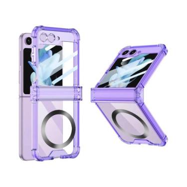 Imagem de Capa Luxuosa Para Samsung Galaxy Z Flip 5 6, À Prova De Choque, Transp