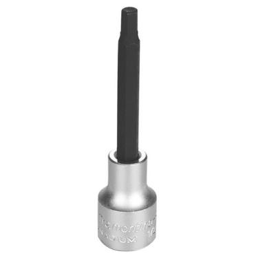 Imagem de Soquete Longo em Aço Cromo Vanádio Ponta Hexagonal 6 mm - Encaixe 1/2"
