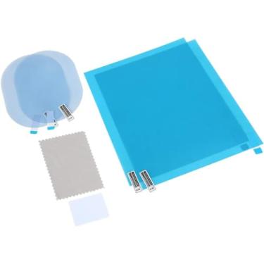 Imagem de Unifizz Película de espelho retrovisor de carro 4 peças à prova de chuva à prova d'água filme de espelho anti-neblina revestimento nano transparente filme de carro para espelhos retrovisores de carro,