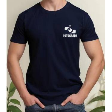Imagem de Camiseta Camisa Feminina Masculina Algodão Uniforme Profissional Traba