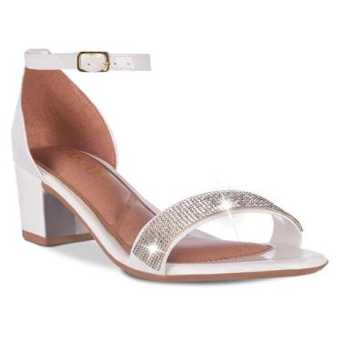 Imagem de Sandalia Feminino Salto Baixo Grosso Quadrado Manta A348 - Takata, Bra