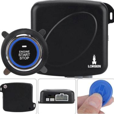 Imagem de Kit Ignição Partida Rfid Motor Carro Botão Start Stop Universal Lorben