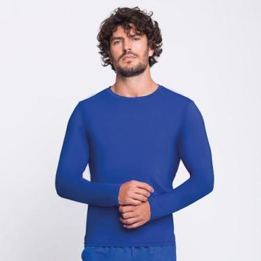 Imagem de Camiseta Selene Proteção UV50+ Masculina 25020.003, Royal, GG
