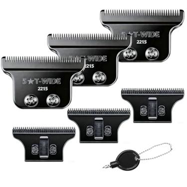 Imagem de Lâmina de substituição ajustável Zero-Gap T 2215 para Wahl 5 Star Detailer Li Trimmer modelos 8081/8171 (preto-3)